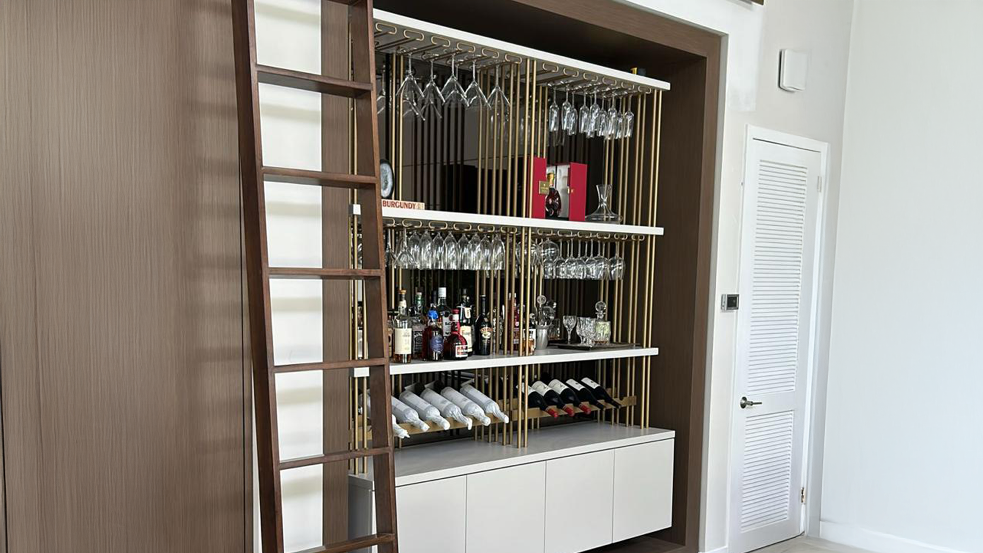 Open Wine Display Wall